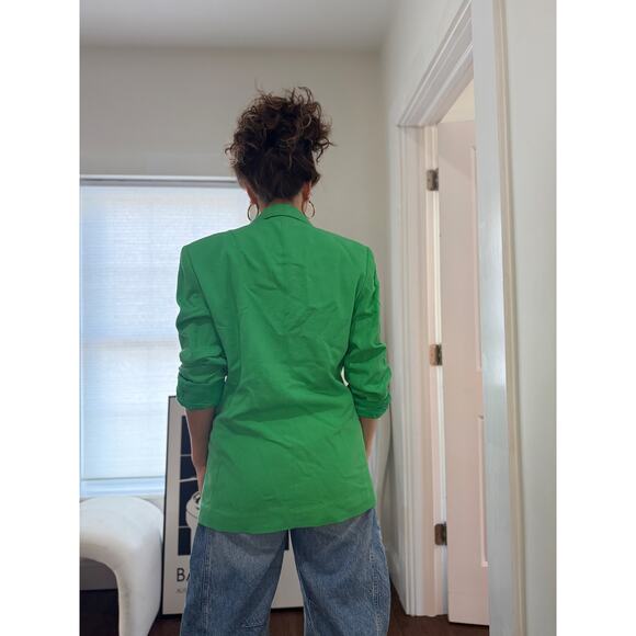 FARM Rio Oversized Blazer — Bright Green (S) - Picture 4 of 5
